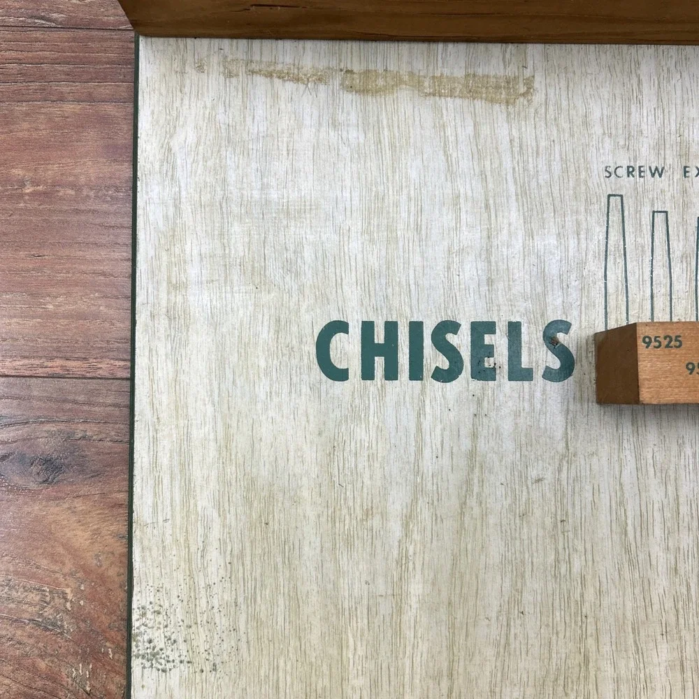 Proto‎ Tools Dealer Display Board Punches Chisels Panel No.186SS Hardware Store